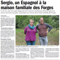 Sergio un espagnol à la MFR des Forges